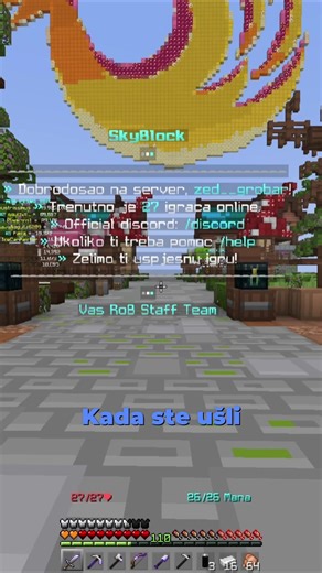 Hocete nam se pridruziti? 😅 🍭 play.rebirthofbalkan.com #minecraft #tlauncher #rebirthofbalkan #skyblock