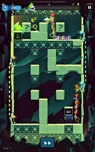 Lemmings Level-by-Level Walkthrough Tutorial W51-3 #lemmings_walkthrough #howtoplay #gamingshorts