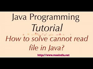 How to solve cannot read file in Java?