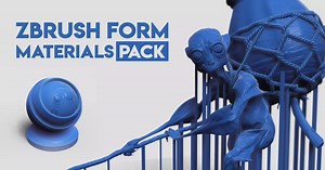 ZBrush FORM Materials Pack