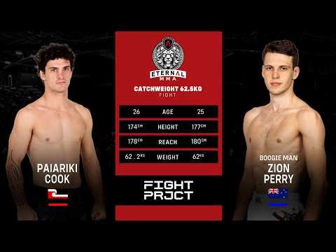 Eternal MMA 104: Paiariki Cook VS Zion Perry | FULL FIGHT