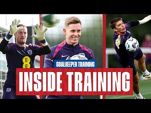Pickford, Pope & Henderson 1v1 Saves, Blocks and Competitive Foot-Tennis 🎾 | GK Training