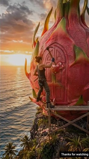 Turning a Giant Dragon Fruit into a Tiny House