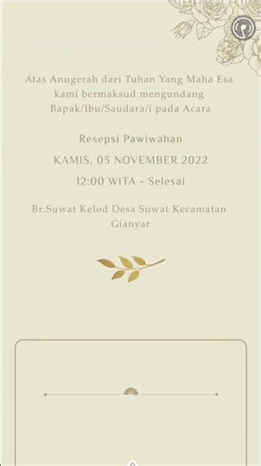 Undangan Digital Islami Tanpa Foto: Tetap Syar'i & Estetik ✨ | Janur by Maka AI