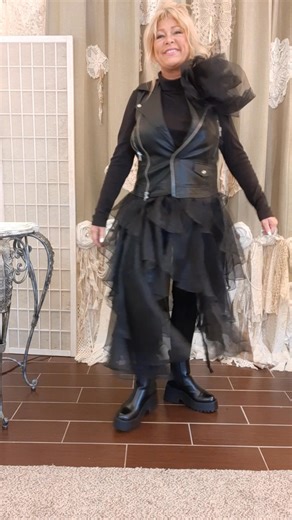 310.This full tutorial is on my YouTube channel, bink in lio. #upcycling #thriftflip #tulle #Halloween costume #DIY #tutorial #fall #fall outfits #sewingtiktok #leather | T-Shirt Upcycle Diy