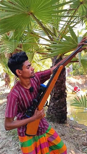 কিভাবে এয়ার গান লোড করতে হয়।। how to use Air gun. sdb sniper v2 power test #shorts #hunting