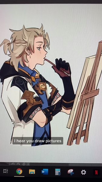 Benny Meets Albedo for the First Time in Genshin Impact