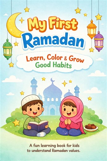 My First Ramadan Activity Book for Kids | Islamic Learning Workbook | Learn, Color & Grow Good Habits | Ramadan Activities for Children - Etsy