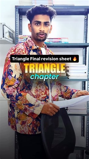 Kishan jaiswal on Instagram: "Class 10th Math triangle final revision sheet 🔥| @kishanbhaiya10th #padhaionreels #class10 #math"