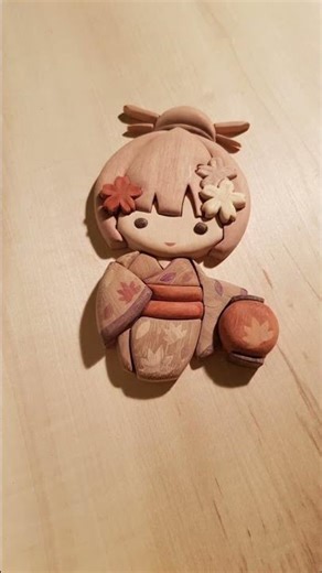 Handmade wood intarsia