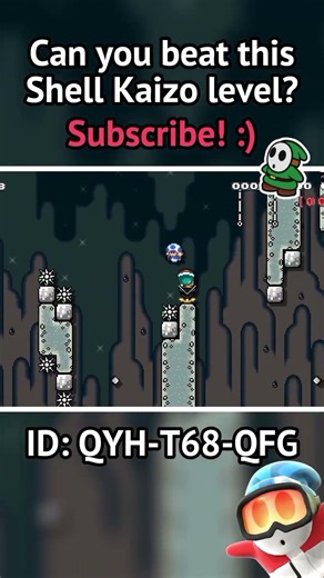 Pretty cool Shell Kaizo level! #smm2 #supermariomaker2 #mario