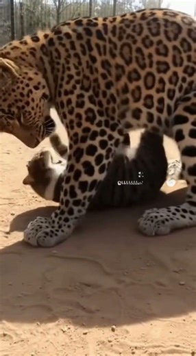 Domestic Cat vs. Wild Leopard: The Ultimate Showdown! 🐾🔥