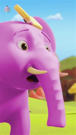 एक मोटा हाथी, Ek Mota Hathi Sher Ko Chala, Famous Kids Song #shorts #ekmotahathi #cartoon #rhymes