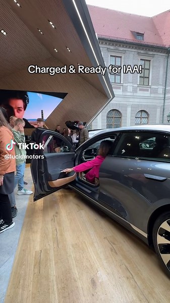 #Munich, we’ve arrived 🤗 #IAA #IAAMobility #LucidMotors