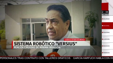 Sistema robótico Versius llega al Estado de México para cirugías mínimamente invasivas