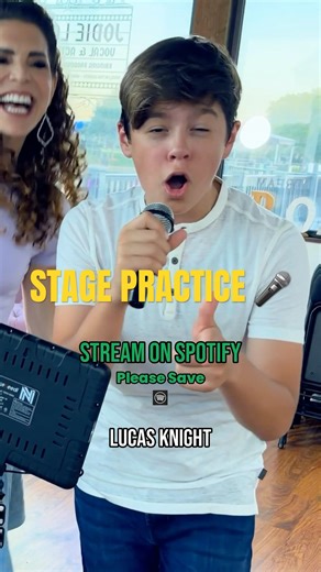 Practicing stage presence before Saturday’s show 🎤