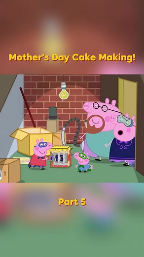 Part 5-Peppa Pig Tales Mother's Day Cake Making! BRAND NEW Peppa Pig Episodes#peppapig #expectingpigchanges #pregnancy #baby