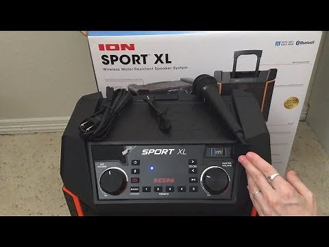 Ion Sport XL Wireless Water Resistant Speaker System