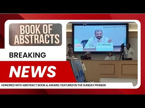 Harappan Script Research | Honored with Bharatam Abstract Book & Got Featured in The Sunday Pioneer