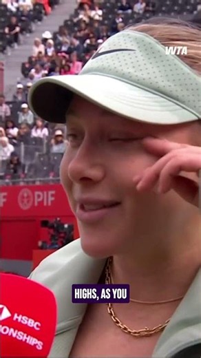 Amanda Anisimova is back for more 💪 #HSBCChampionships