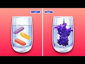 Chalk and Vinegar Easy Experiment | Fizzing Chalk Experiment | Bubbling Chemical Reaction