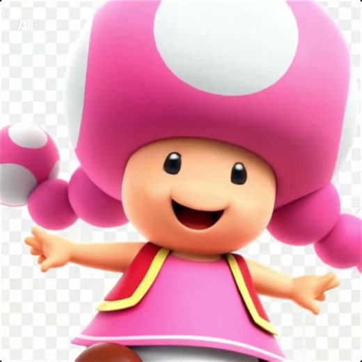 Toadette is cute! 🥰 #ai #toadette