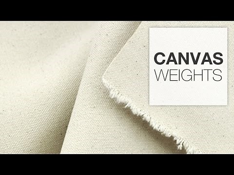 Comparing Canvas Weights