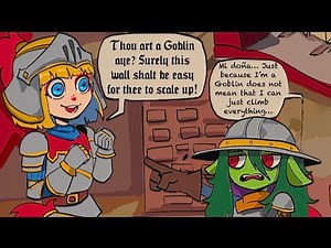 Lady Knight & Goblin Girl: The Secret Egg Mission! 🥚🔥 _ comic dub