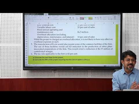 Cash flow estimation or projections