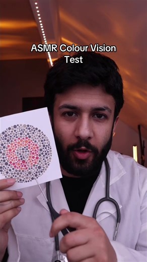 Can you complete this colour vision test? - ASMR Optician! • • • #asmr #asmrtest #asmrexam #asmreyetest #asmrroleplay
