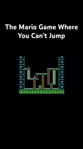 The Mario Game Where You Can’t Jump #mario #nes #retrogaming #shorts