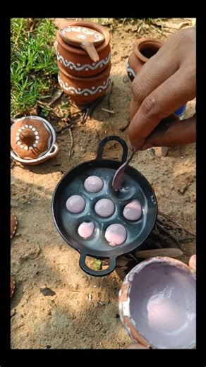 Mulberry Idli recipe in Mini Kitchen set#food#shorts#dailyvlog#food#cooking#youtubeshorts 🥰🤤🤗🥰