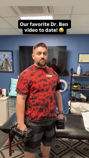 11 reactions | For your enjoyment! Dr. Ben doing a bicep BFR workout!  #health #cleveland #chiropractic #workout #gym #physicaltherapy #BFR | Diamond Chiropractic and Physical Medicine | Facebook