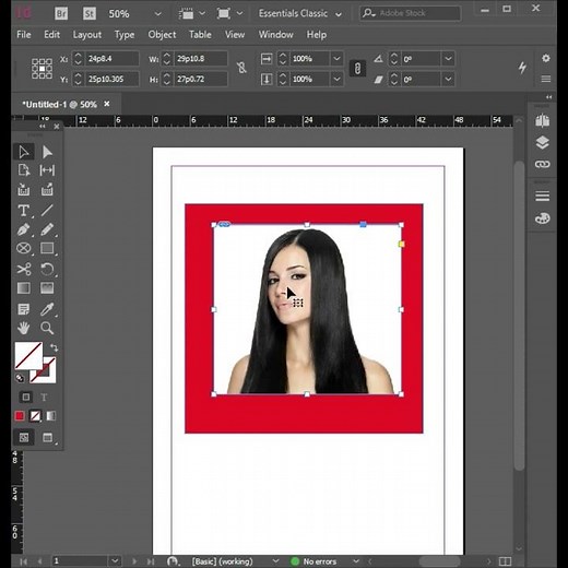 Remove image background in just 1- click #short #indesign