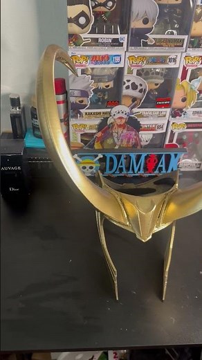 Loki helmet new respray! #3d #cosplay