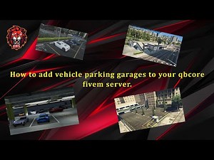 How to add vehicle parking garages to your qbcore fivem server.