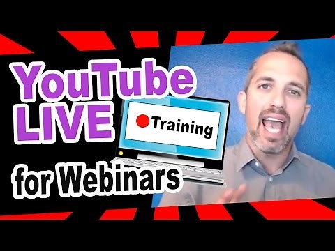 How to use YouTube LIVE for Webinars FULL TUTORIAL (video marketing)