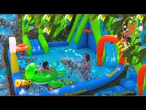 Kids Inflatable Water Slides with Princesses, Sharks and More