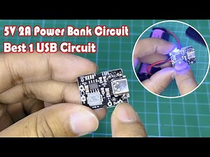 How to make 5v 2A Power Bank at Home, Best 1USB Power Bank Module