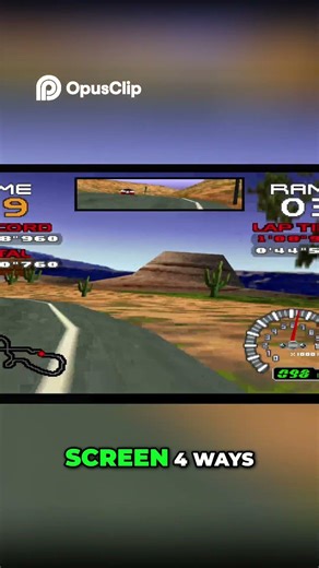 N64's Secret Weapon 4 Player Split Screen Miracle! #nintendo #ridgeracer #retrogaming #gaming