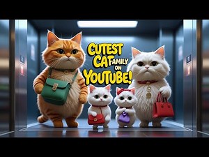 Cartoon Cat Family Fun | Cute Animated Cats Adventure Compilation