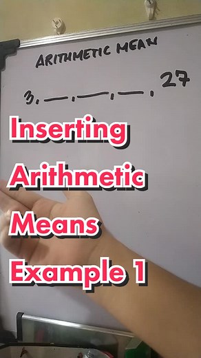 Learn Arithmetic Means with Teacher Justin