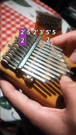 Butterfly [Tabs] [Kalimba Cover] #shorts #kalimba #smile #mbira #piano #notes