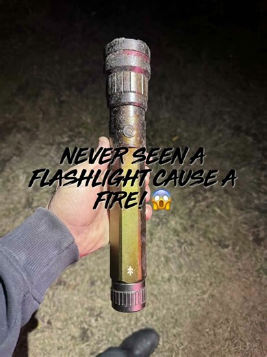FLASHLIGHT causes Brush Fire #firefighter #firetime #firefighting #fire #helpmemakethismakesense