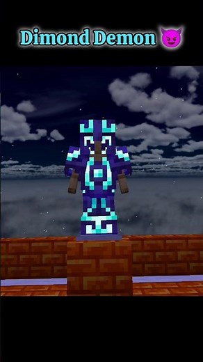 Dimond Demon 😈 Armor Trim Combination In Minecraft
