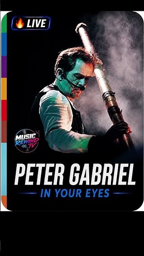🔥LIVE: PETER GABRIEL - IN YOUR EYES #shorts #live #80smusic #80s #genx #liveperformance #genesis