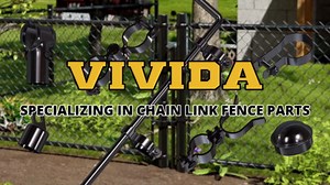 VIVIDA Chain Link Gate Drop Rod 1-3/8" x 32", Black Cane Bolts Drop Rod Pin Latch for Single or Double Gate, Chain Link Fence Parts, Black, 1 Pack