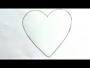 Dibujos de corazones: Cómo dibujar un emoji corazón a lápiz paso a paso - Fácil para niños