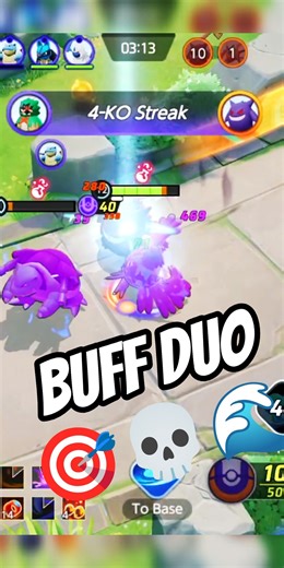 BUFF DUO 💪 Decidueye x Blastoise | Pokemon Unite