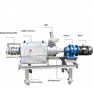 [Hot Item] China Manure Extruder Poultry Cow Dung Dewatering Machine Dewatering Solid Liquid Separator